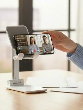Cell Phone Stand Adjustable Foldable Mobile Phone Stand for all cell phones New